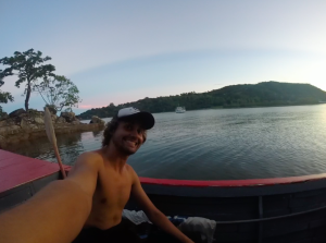 Night dive in Malawi Lake