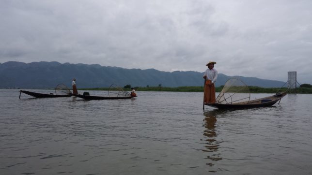 Burmese-fisherman
