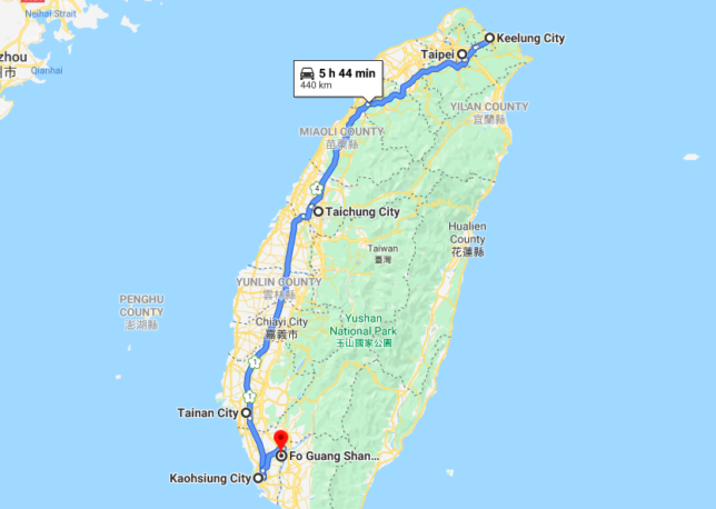 Two week Itinerary Taiwan